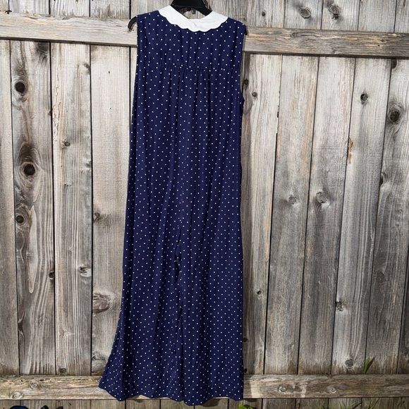 Maeve | Anthropologie Wide-Leg Jumpsuit Polka Dot Size Large - Picture 5 of 11